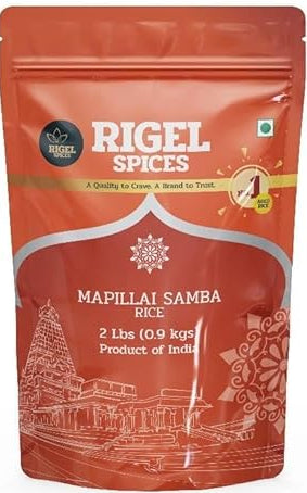 Mapillai Samba (Red) Rice - 2 lbs/10 lbs