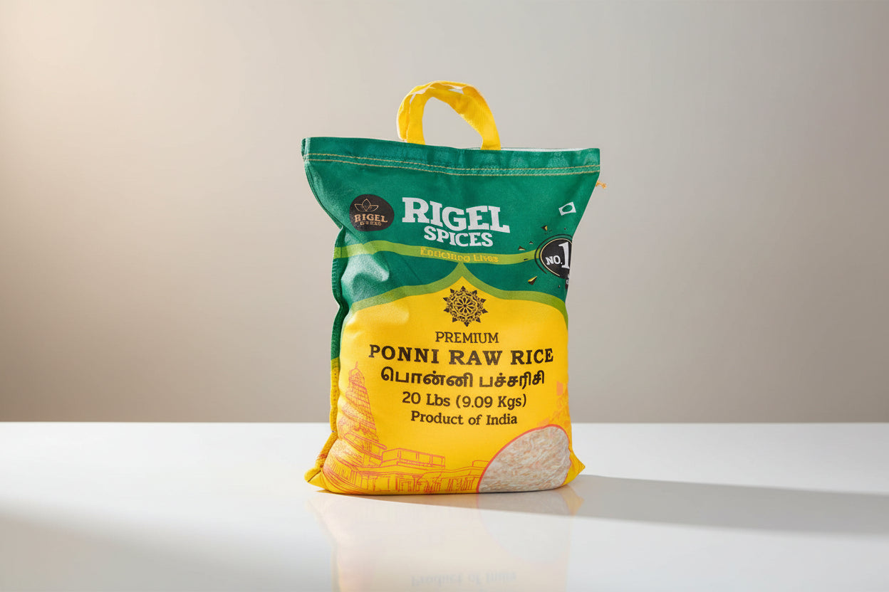 Ponni Raw Rice - 10 lbs