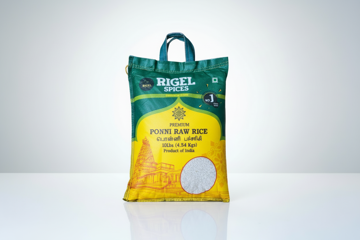 Ponni Raw Rice - 10 lbs