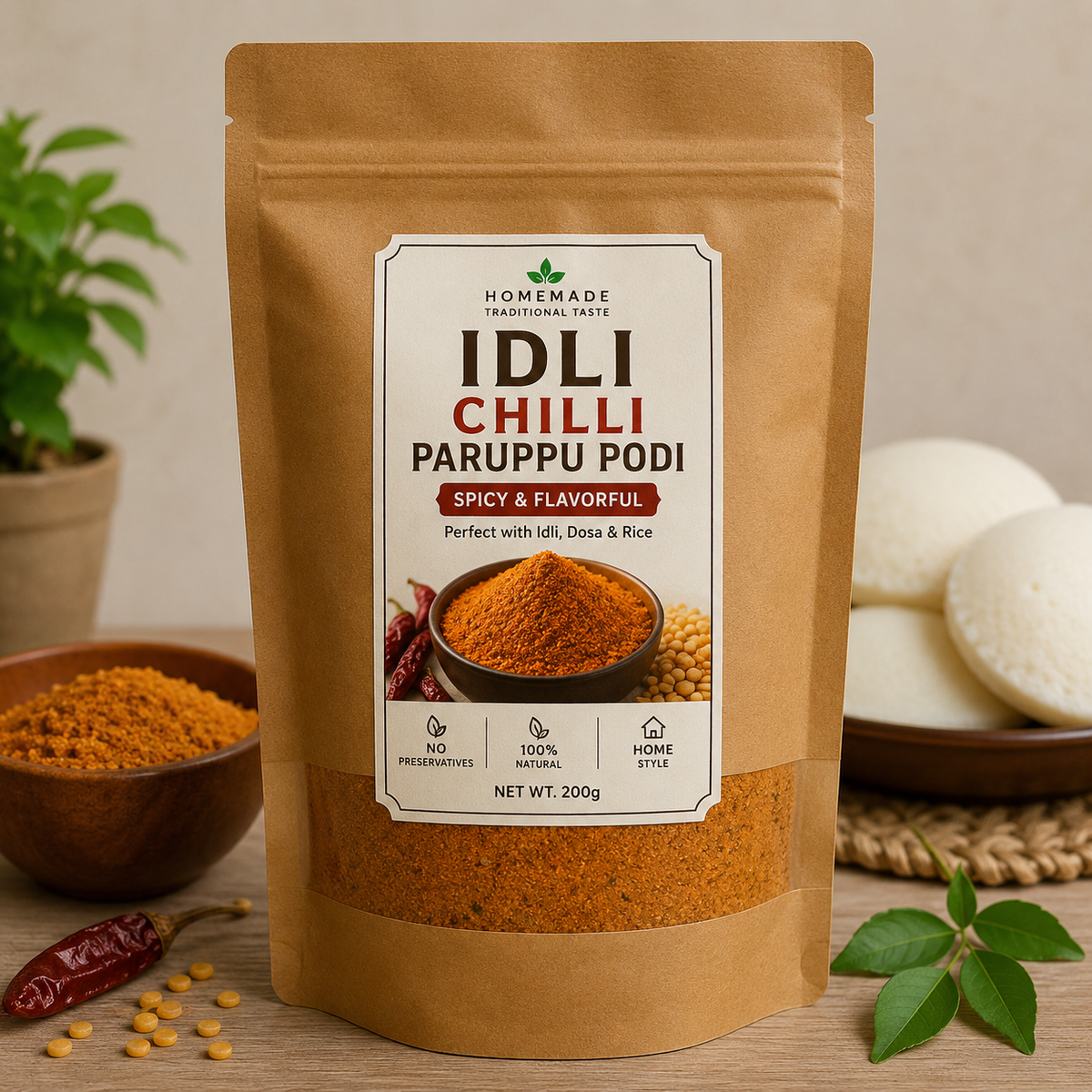 Idly dal chilli podi-100 grams