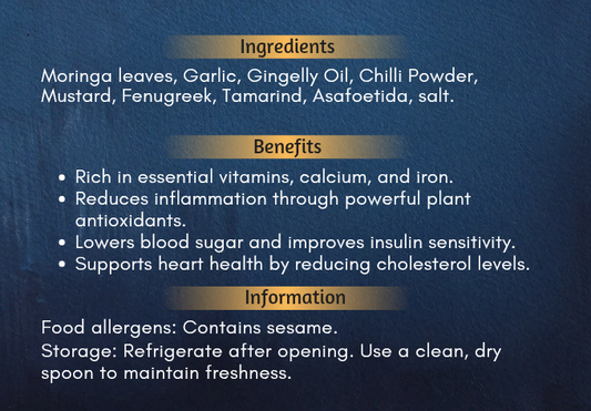 Moringa Leaf Thokku - 200 gms